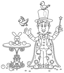Desenho de Circo Desenho Colorir Imprimir 51