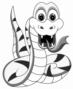 Desenho de Cobra Desenho Colorir Imprimir 22