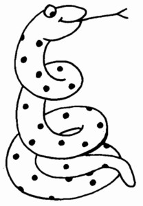 Desenho de Cobra Desenho Colorir Imprimir 24