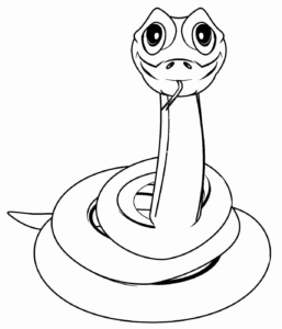 Desenho de Cobra Desenho Colorir Imprimir 37