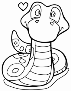 Desenho de Cobra Desenho Colorir Imprimir 61
