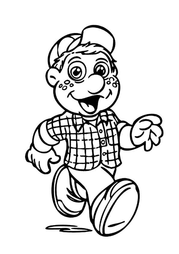 Desenho de Cocorico Desenho Colorir Imprimir 07