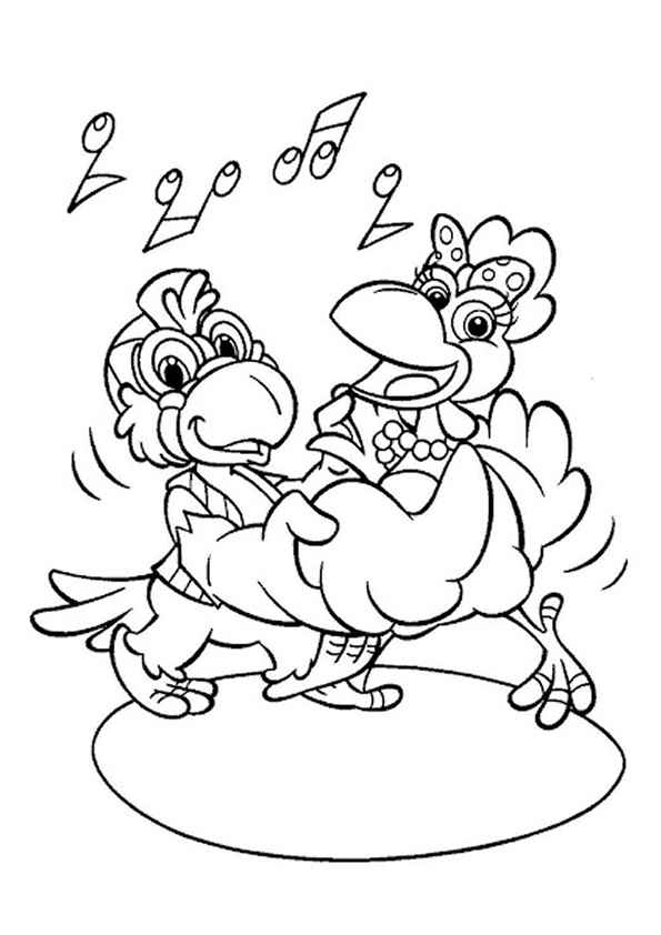 Desenho de Cocorico Desenho Colorir Imprimir 10