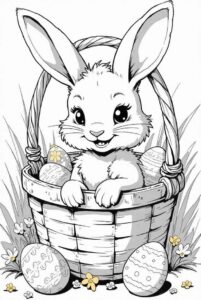 Desenho de Coelhos Desenho Colorir Imprimir 10