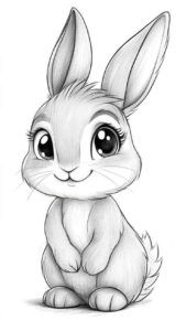 Desenho de Coelhos Desenho Colorir Imprimir 11