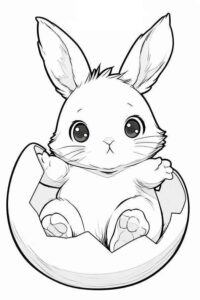 Desenho de Coelhos Desenho Colorir Imprimir 16