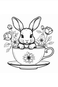 Desenho de Coelhos Desenho Colorir Imprimir 32