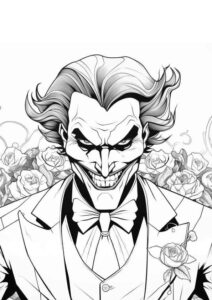 Desenho de Coringa Desenho Colorir Imprimir 14