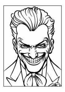Desenho de Coringa Desenho Colorir Imprimir 16