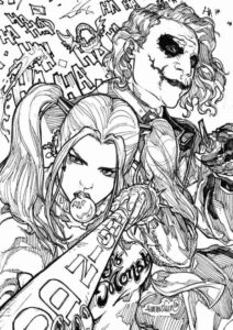Desenho de Coringa Desenho Colorir Imprimir 17