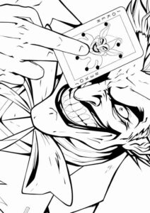 Desenho de Coringa Desenho Colorir Imprimir 19