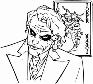 Desenho de Coringa Desenho Colorir Imprimir 36
