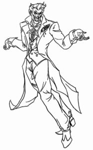Desenho de Coringa Desenho Colorir Imprimir 38