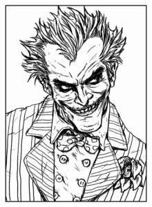 Desenho de Coringa Desenho Colorir Imprimir 41