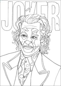 Desenho de Coringa Desenho Colorir Imprimir 47