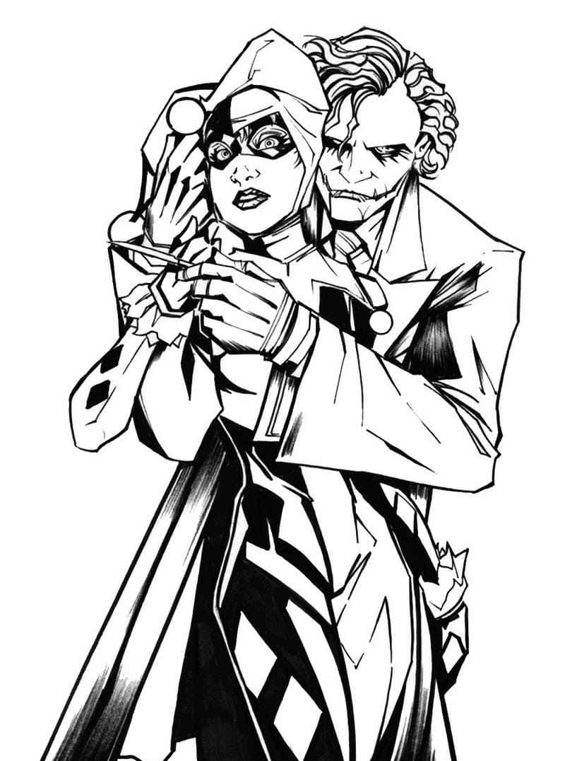 Desenho de Coringa Desenho Colorir Imprimir 64