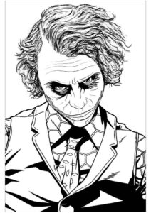 Desenho de Coringa Desenho Colorir Imprimir 67