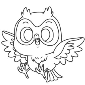 Desenho de Corujas Desenho Colorir Imprimir 14