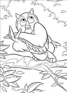 Desenho de Corujas Desenho Colorir Imprimir 22