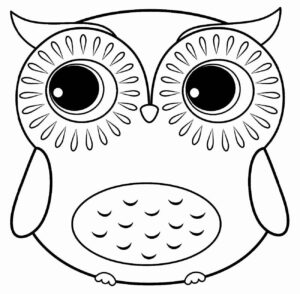 Desenho de Corujas Desenho Colorir Imprimir 33