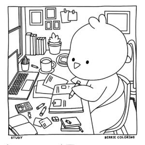 Desenho de Cozy Friends Desenho Colorir Imprimir 003