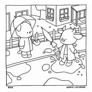 Desenho de Cozy Friends Desenho Colorir Imprimir 004