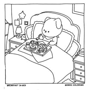 Desenho de Cozy Friends Desenho Colorir Imprimir 005