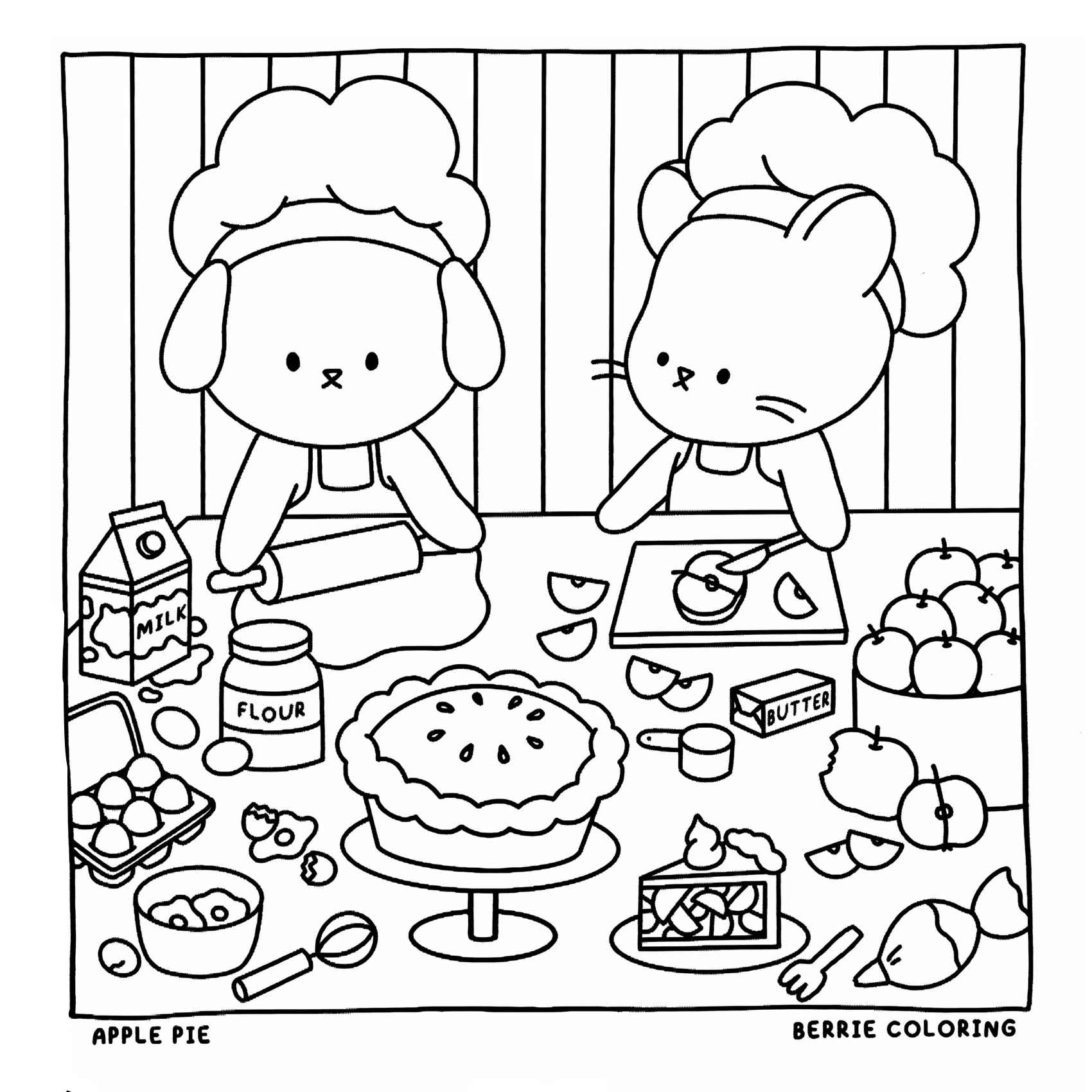 Desenho de Cozy Friends Desenho Colorir Imprimir 006