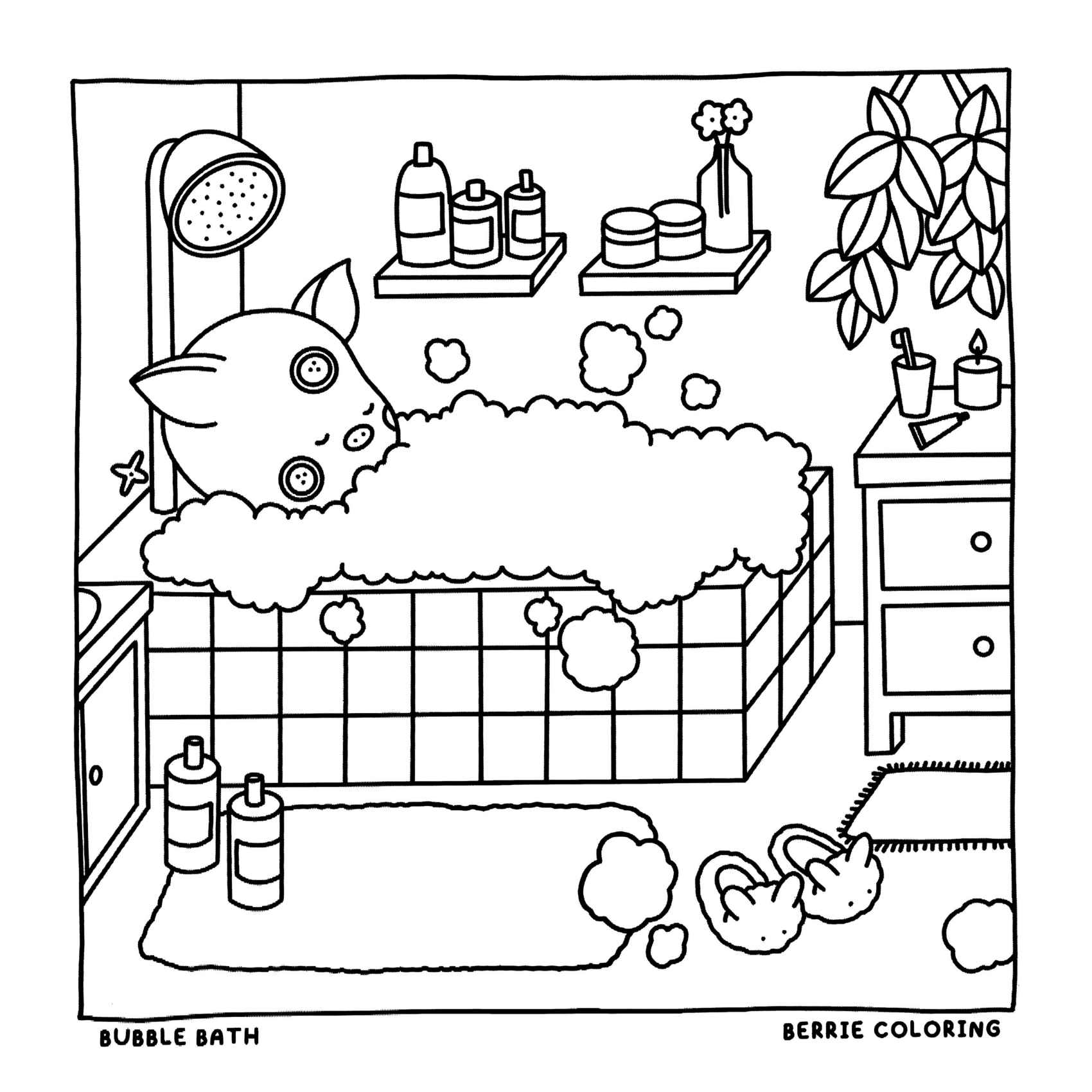 Desenho de Cozy Friends Desenho Colorir Imprimir 017