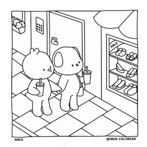 Desenho de Cozy Friends Desenho Colorir Imprimir 021