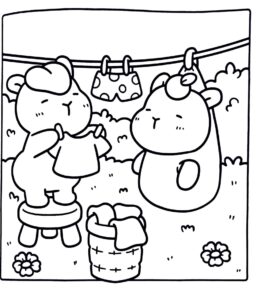 Desenho de Cozy Friends Desenho Colorir Imprimir 023