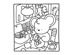 Desenho de Cozy Friends Desenho Colorir Imprimir 036