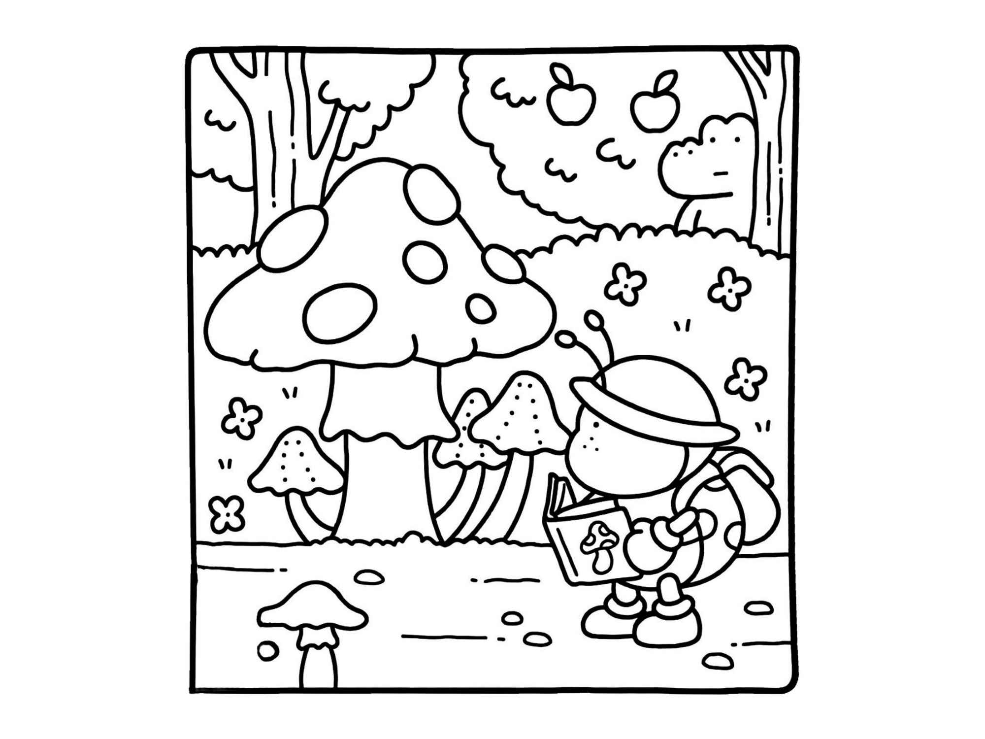 Desenho de Cozy Friends Desenho Colorir Imprimir 037