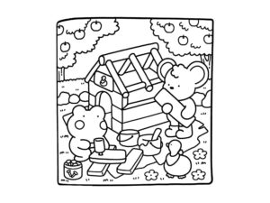 Desenho de Cozy Friends Desenho Colorir Imprimir 058