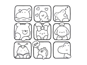 Desenho de Cozy Friends Desenho Colorir Imprimir 064