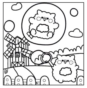 Desenho de Cozy Friends Desenho Colorir Imprimir 065