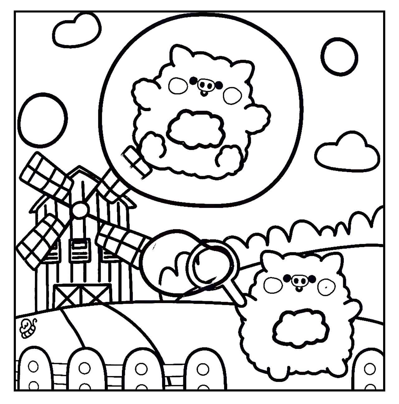 Desenho de Cozy Friends Desenho Colorir Imprimir 065