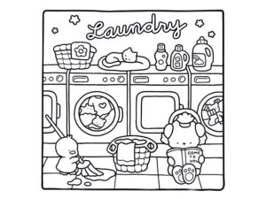 Desenho de Cozy Friends Desenho Colorir Imprimir 066