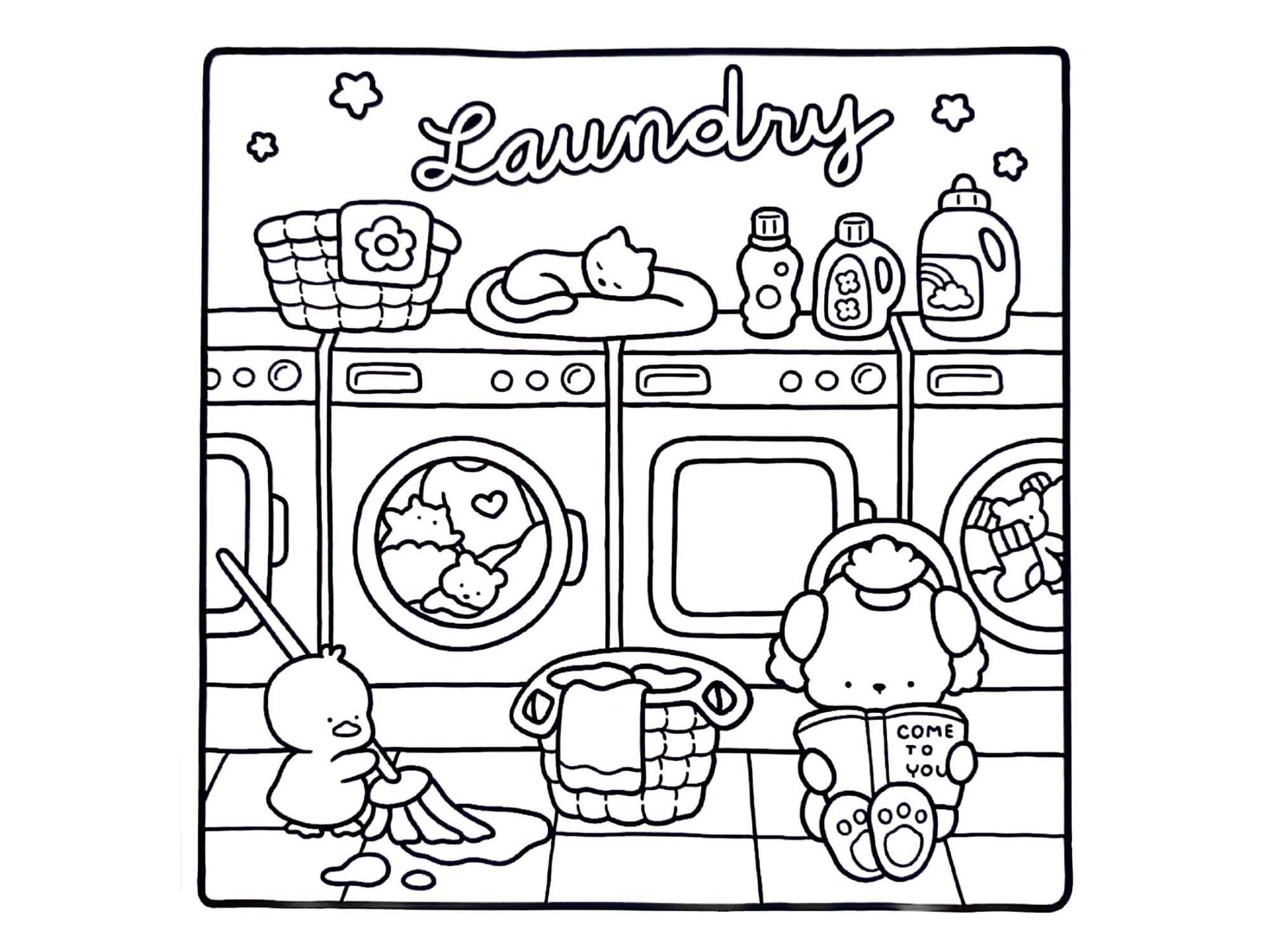 Desenho de Cozy Friends Desenho Colorir Imprimir 066