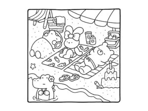 Desenho de Cozy Friends Desenho Colorir Imprimir 068