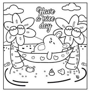 Desenho de Cozy Friends Desenho Colorir Imprimir 071