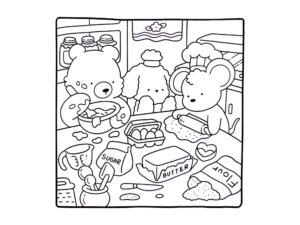 Desenho de Cozy Friends Desenho Colorir Imprimir 072