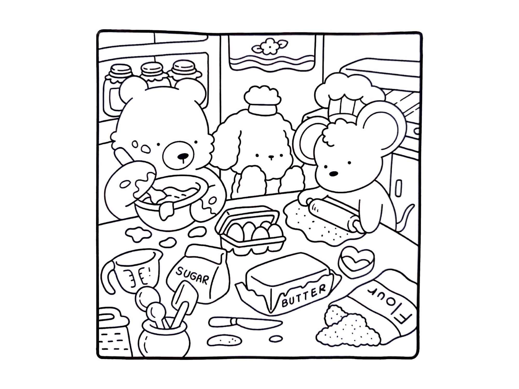 Desenho de Cozy Friends Desenho Colorir Imprimir 072