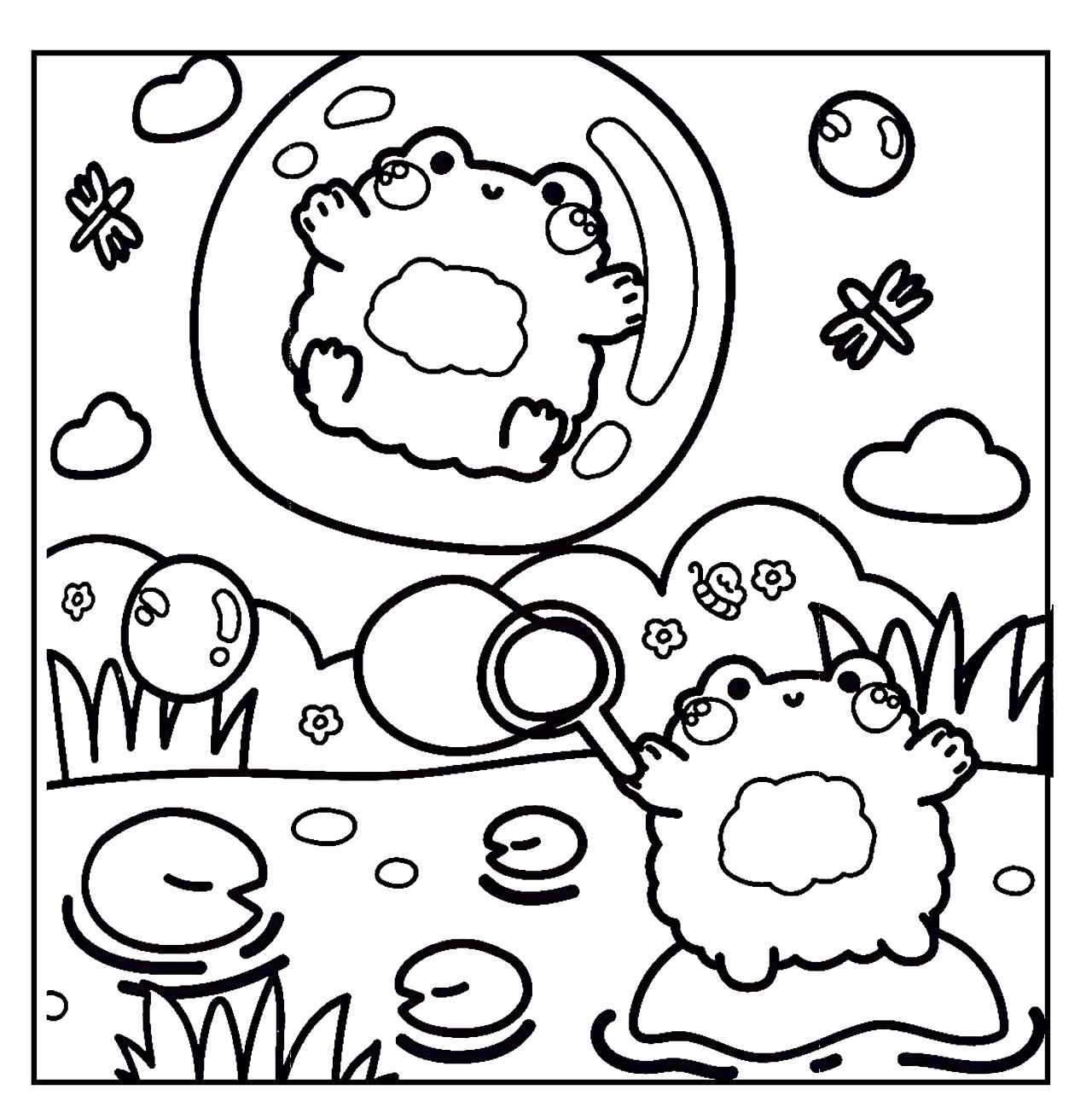 Desenho de Cozy Friends Desenho Colorir Imprimir 073
