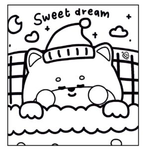 Desenho de Cozy Friends Desenho Colorir Imprimir 080