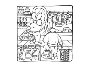 Desenho de Cozy Friends Desenho Colorir Imprimir 087