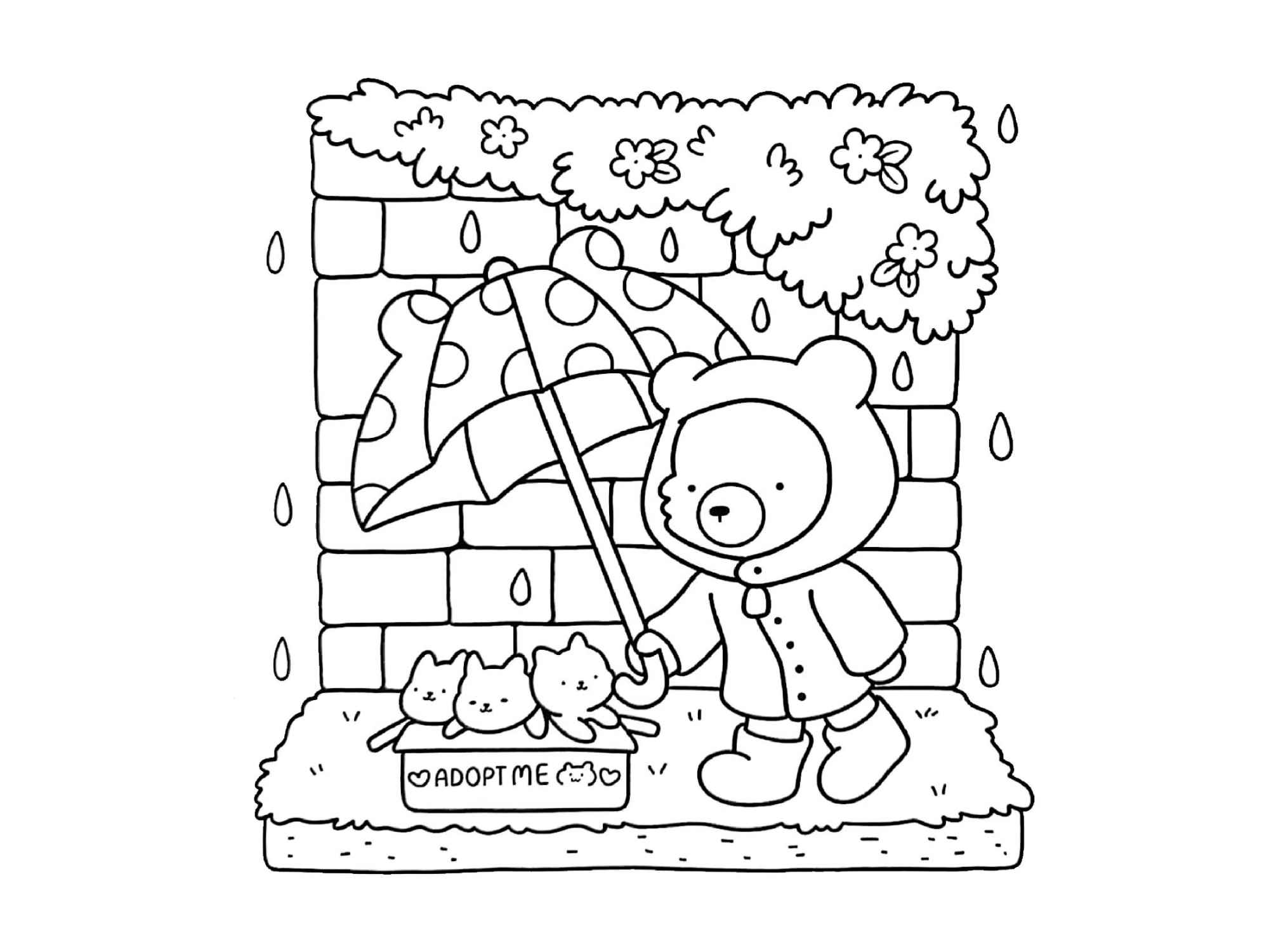 Desenho de Cozy Friends Desenho Colorir Imprimir 089