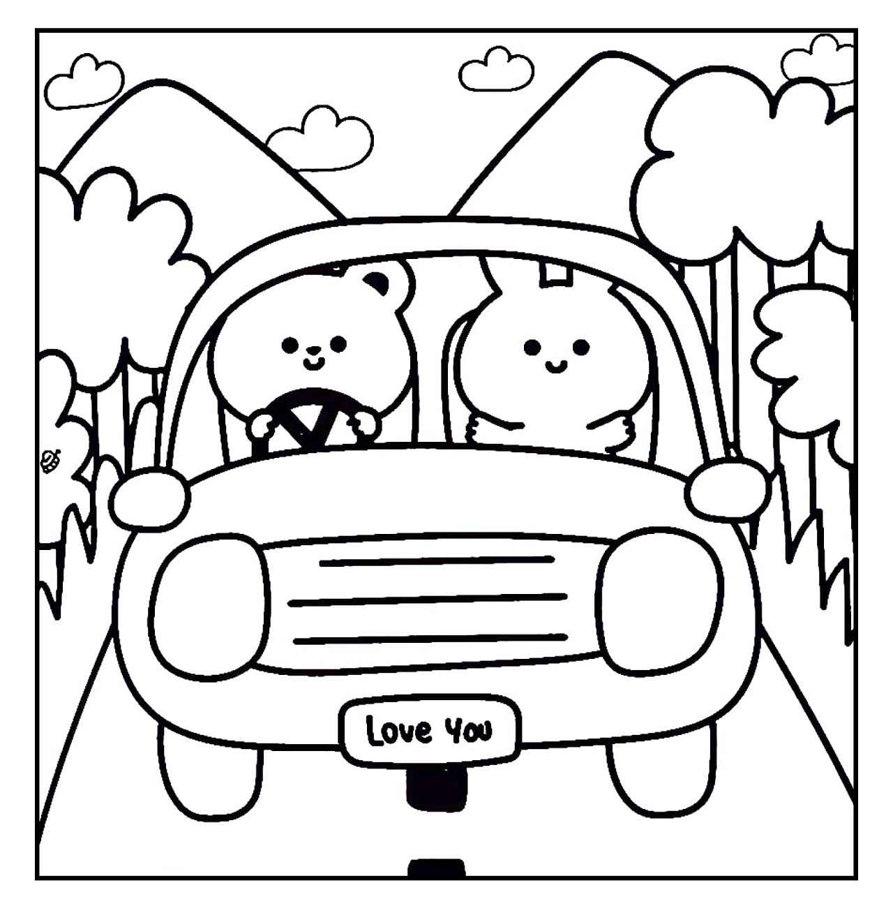 Desenho de Cozy Friends Desenho Colorir Imprimir 090