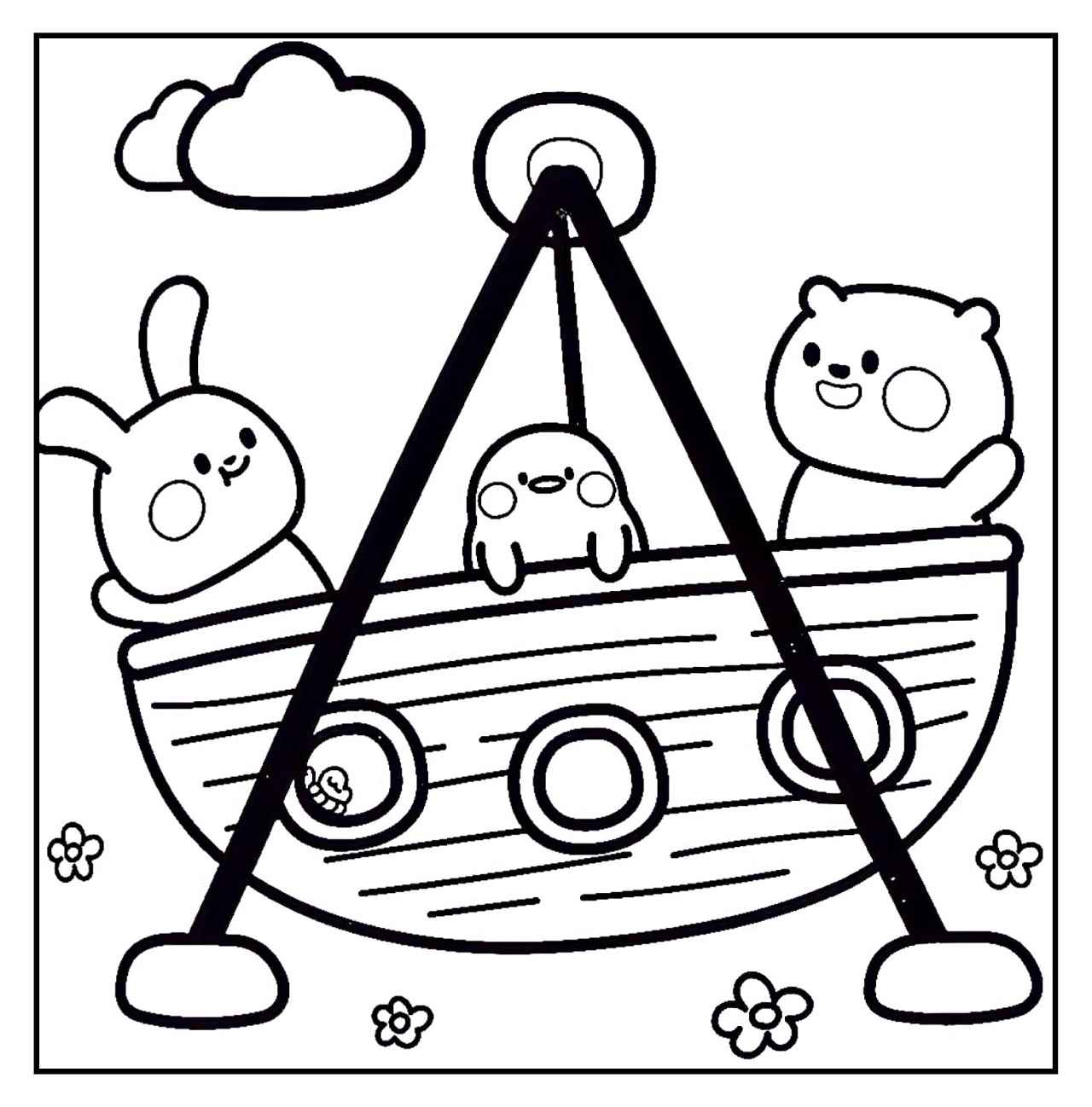 Desenho de Cozy Friends Desenho Colorir Imprimir 092