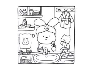 Desenho de Cozy Friends Desenho Colorir Imprimir 098